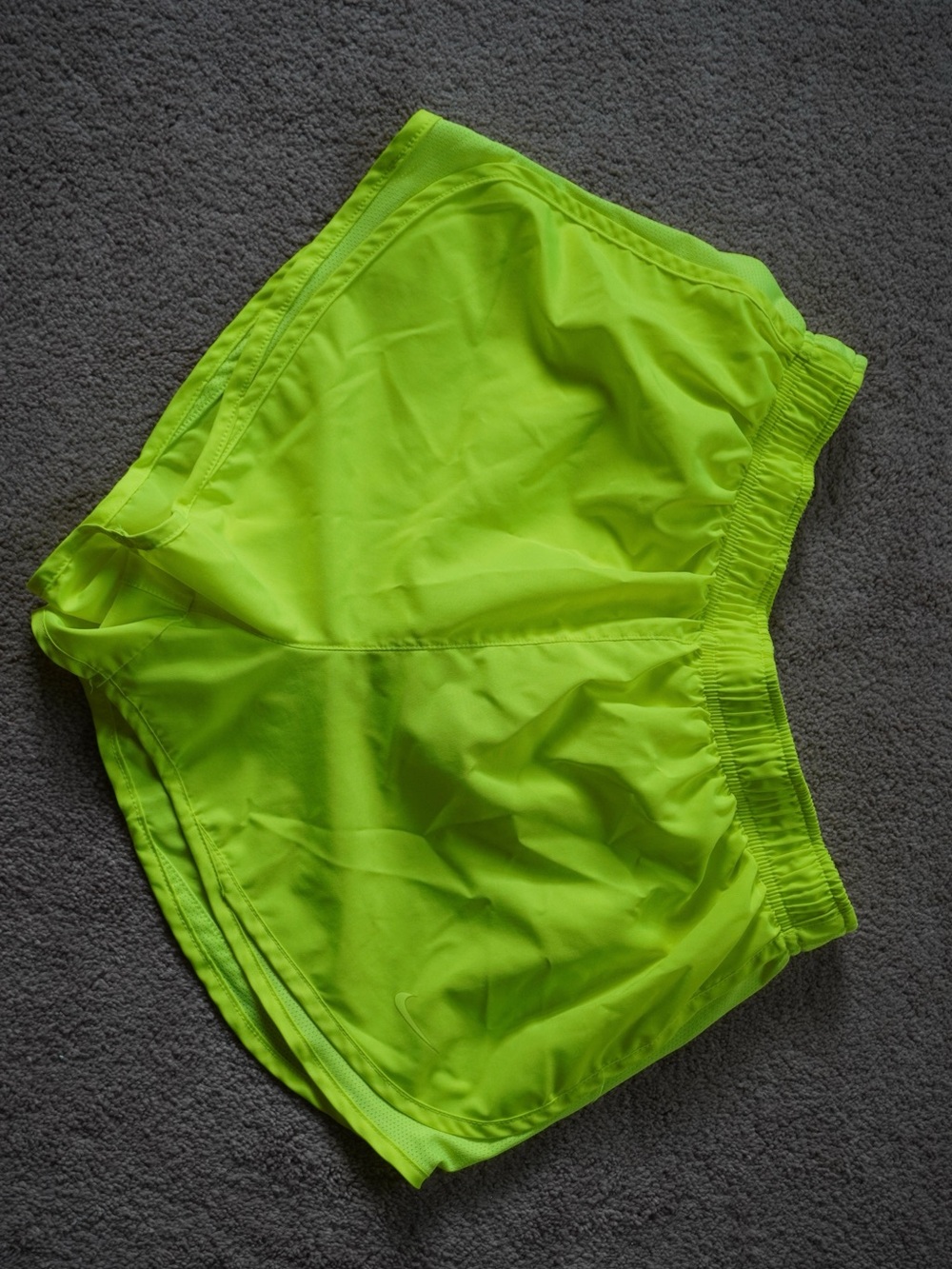 Nike Women’s Bright Yellow Athletic Running Shorts